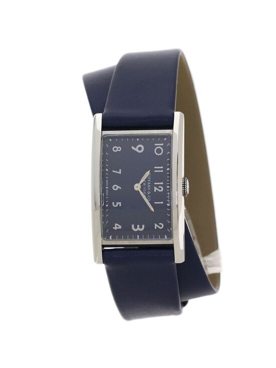 Tiffany & Co East West Mini Watch SS Leather main image 9
